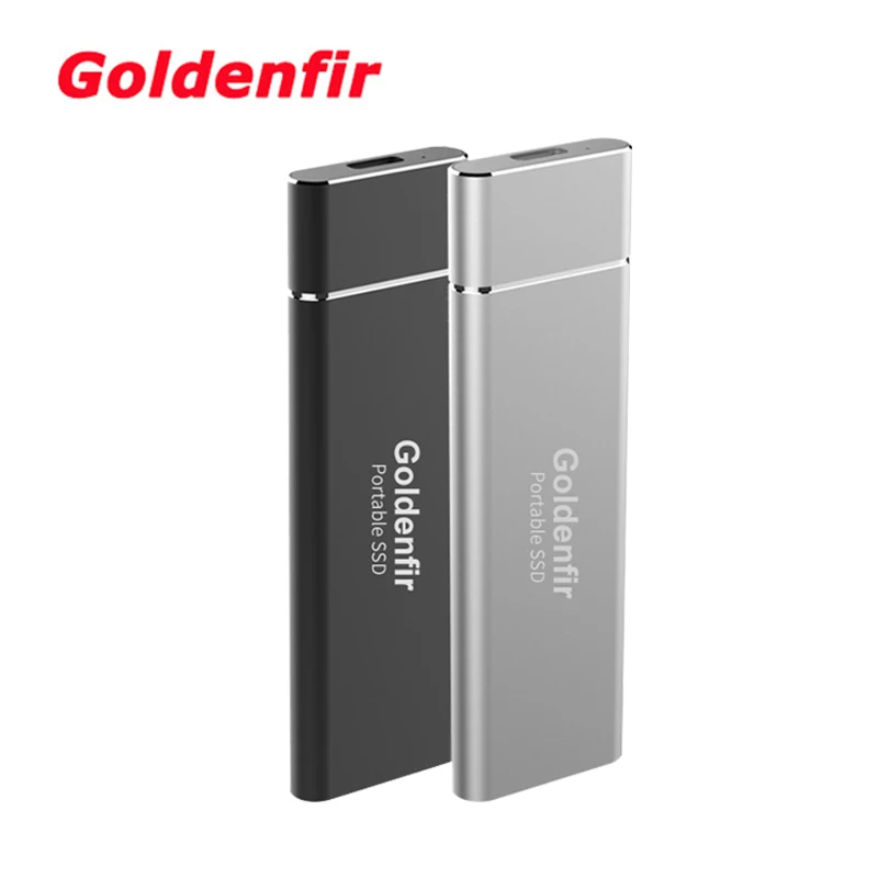 Goldenfir новые товар Портативный SSD USB 3,1 64 Гб 128 ГБ 256 512 1 ТБ внешний твердотельный накопитель для Бизнес и частные