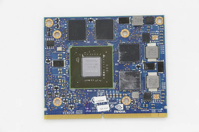 

New 919840-001 848261-001 Genuine Quadro M1000M GDDR5 2GB MXM Video Card N16P-Q1-A2 APW50 LS-C393P for HP ZBook 15 G3 17 G3