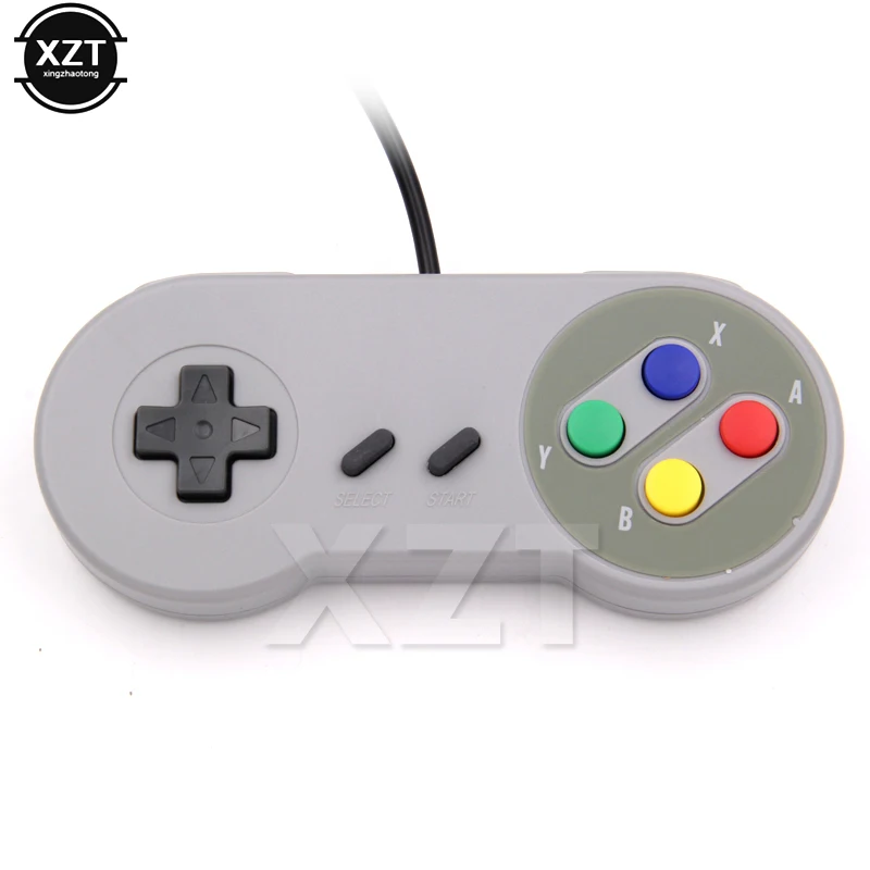 1 шт. проводной Супер USB контроллер джойстики Ретро Классический Snes usb PC геймпад джойстик для MAC os Joypad