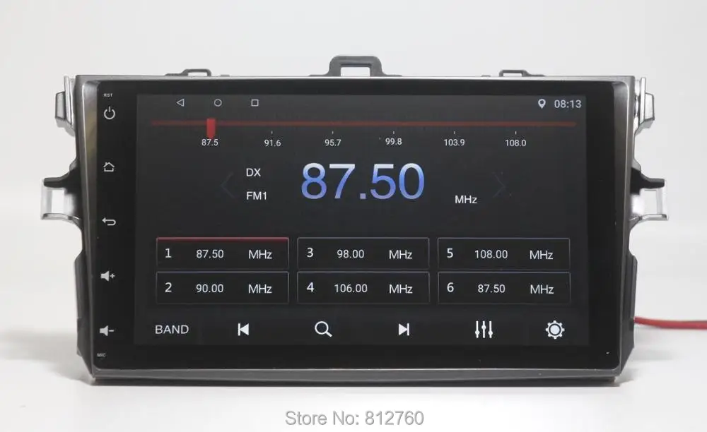 Flash Deal 2G RAM 9" Android 8.1 Car DVD GPS Player for Toyota Corolla 2007 2008 2009 2010 2011 2012 Car Radio Stereo GPS Navigation Wifi 2