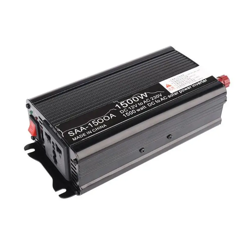 

1500W Peak Auto Car Power Inverter DC 12V/24V To AC 220V Charger Voltage Converter Automobile Inverters USB Adapter Accessories