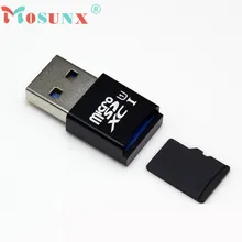 Горячая Mosunx хорошее качество Мини 5 Гбит/с супер скорость USB 3,0 Micro SD/SDXC TF кард-ридер адаптер 1 шт. C76