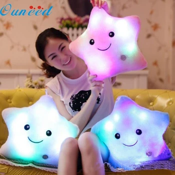 

Apr 19 Mosunx Business Star Shaped Glowing LED Pillow 7 Color Changing Light Up Soft Cushion