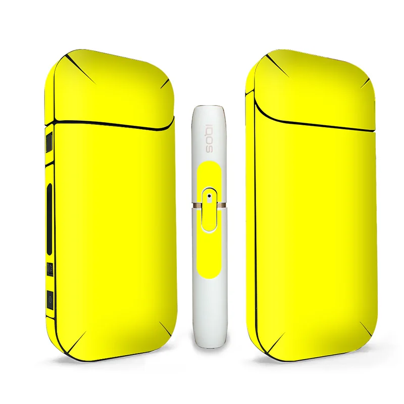 

yellow color Design For IQOS Skin for IQOS Electronic Cigarette Universal Sticker IQOS --0576