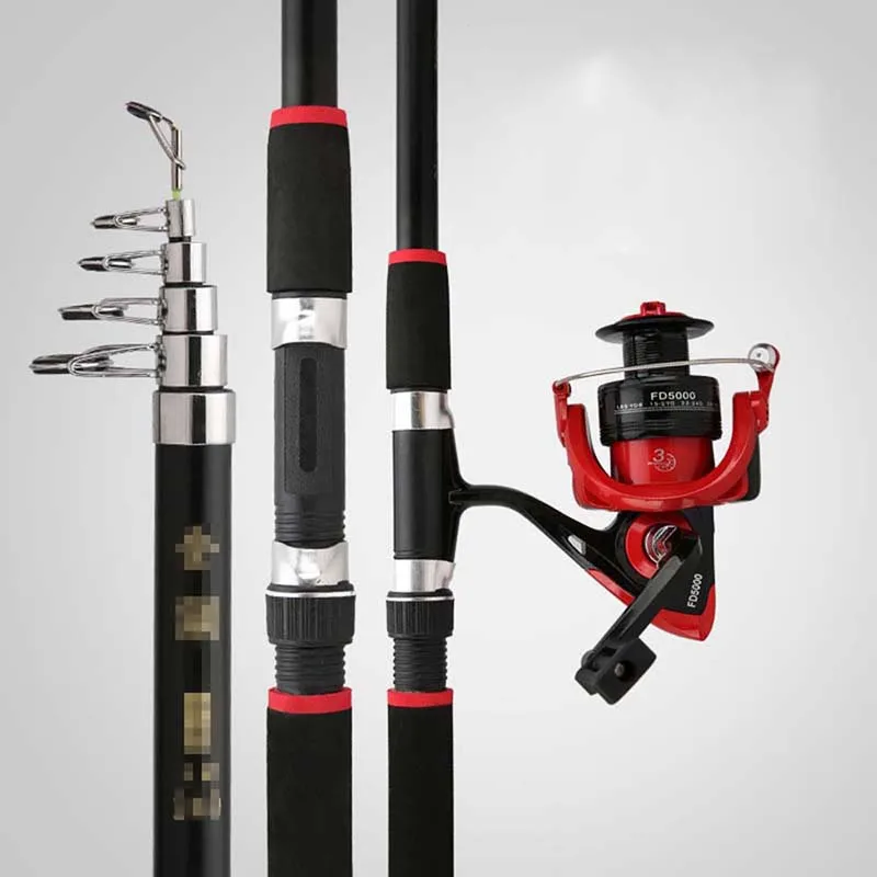 

King Kong FD Sea rod set rod fishing rod set hard parabolic fishing gear set Fishing wheel Set