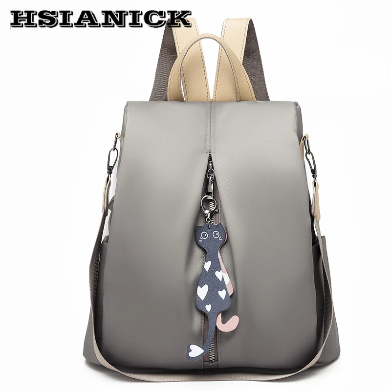 

New Oxford cloth backpack shoulder bag female fashion casual wild lady bag travel bag out light and anti-theft small backpack
