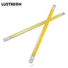 LUSTREON Высокая мощность 10 Вт COB светодиодный светильник DC12-14V для DIY 200x10 мм лампа подходит для задний светильник, автомобильный светильник и другие