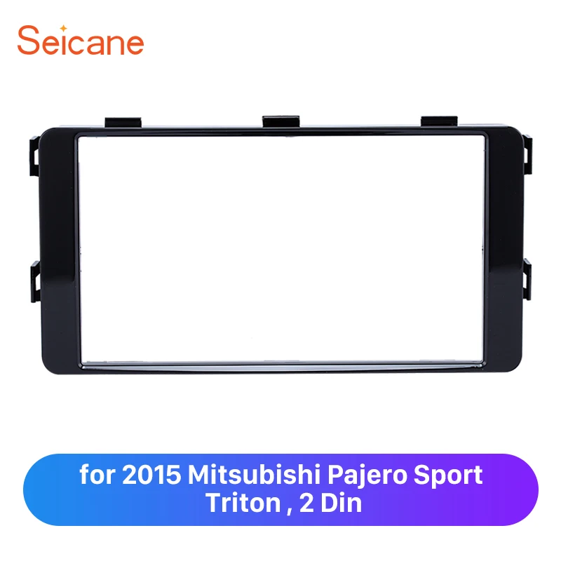 Seicane 2 Din автомобильный радиоприемник рамная пластина для 2015 Mitsubishi Pajero Sport Triton