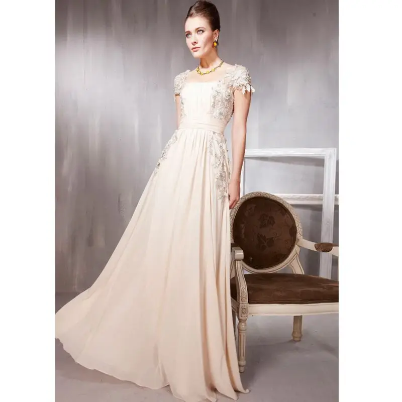 column evening gown