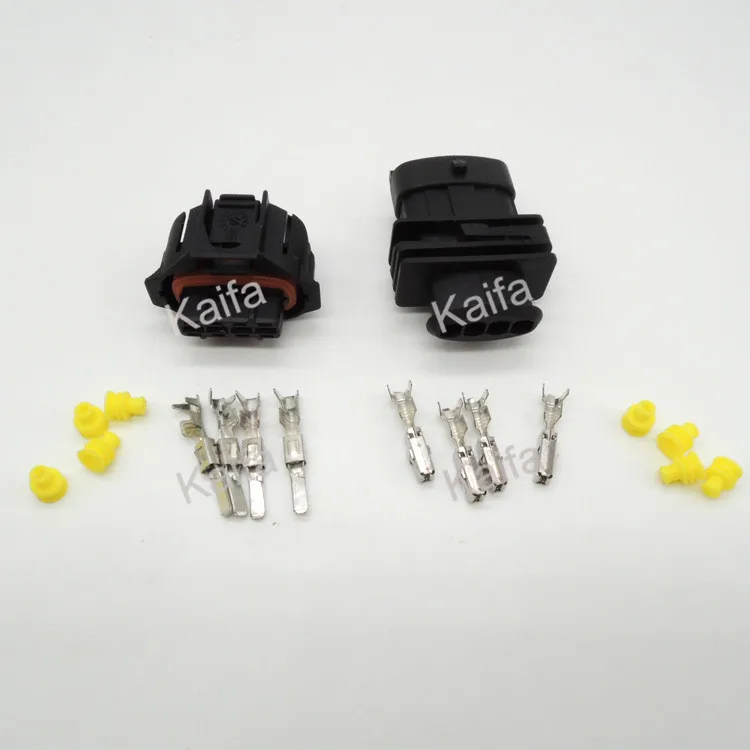 

10 set 4 Pin 3.5mm Auto senser plug,Automotive Waterproof Electrical Wire Connector Plug for car connectors Female Male