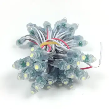 

DC 12V 9mm Single Color Pixel LED Module led string Light IP68 waterproof LED Pixel Light wholesale 1000pcs/lot
