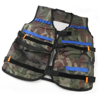 

Baby Camouflage Black Shirt Tactical Vest Jacket Waistcoat Magazine Holder For Nerf N-Strike Elite Pistol Bullets