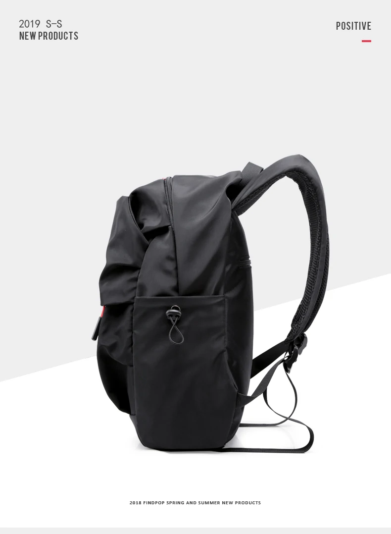 Мужской рюкзак для 15,6 дюймов, рюкзак для ноутбука, новинка, красивые рюкзаки, большая емкость, водоотталкивающая плиссированная сумка в повседневном стиле
