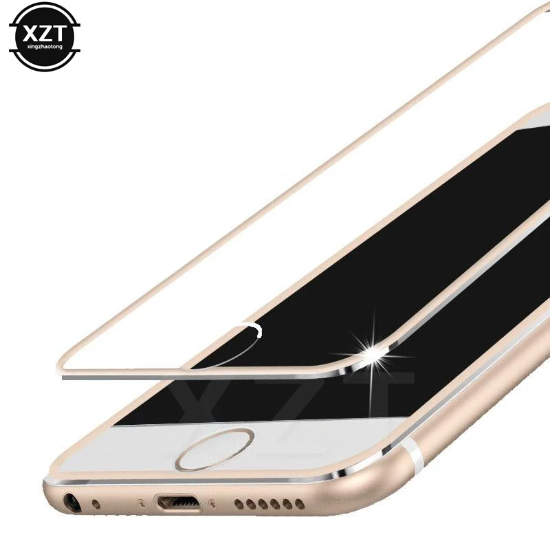 Защитное стекло закаленное 3D с закругленными краями для iPhone 6 | Мобильные