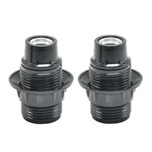 E14 одобрено немецкой электротехнической асоциацией бакелитовая лампа держатели весь зуб с шуруп с кольцом патрон лампы Винтаж подвесной светильник Цоколи самоблокирующиеся 6 шт