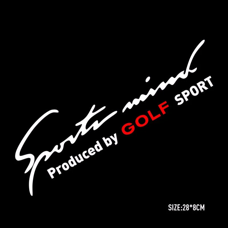 Автомобильная наклейка Sports Mind произведенная Golf Sport автомобильная фара дверь