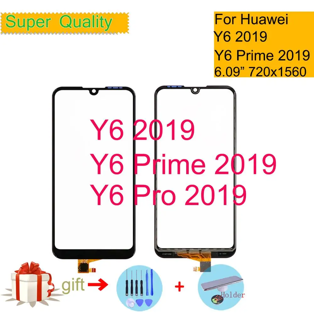 

For Huawei Y6 2019 Touch Screen Y6 Prime 2019 Touch Panel Sensor Digitizer Front Outer LCD Glass Y6 Pro 2019 Touchscreen
