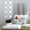wall stickers big 3d Decorative stickers living home real diy modern fashion acrylic large mirror pattern surface ► Photo 3/6
