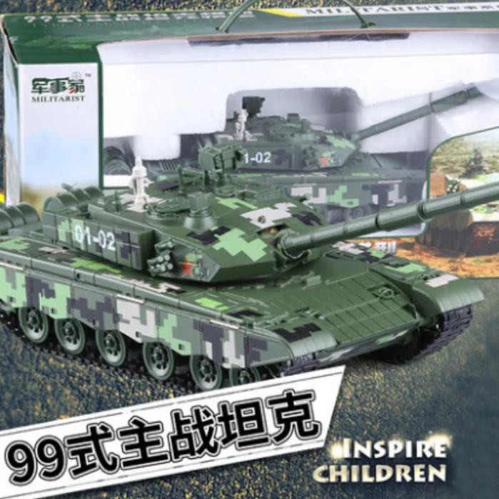 135 Big Military T99 Tank Model Alloy Diecast Metal Tank Boy Gift Free