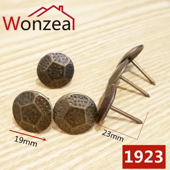 

20pcs Dia. 19mm Furniture Hardware Antique Bronze Decorative Upholstery Nail Jewelry Gift Box Sofa Decorative Tacks Stud#1923