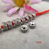 50pcs/lot Tibetan Silver Round Wheel Beads 7.5mm Alloy Charm Beading Spacer Findings Women DIY Jewelry Making Bracelet Earrings ► Photo 2/3