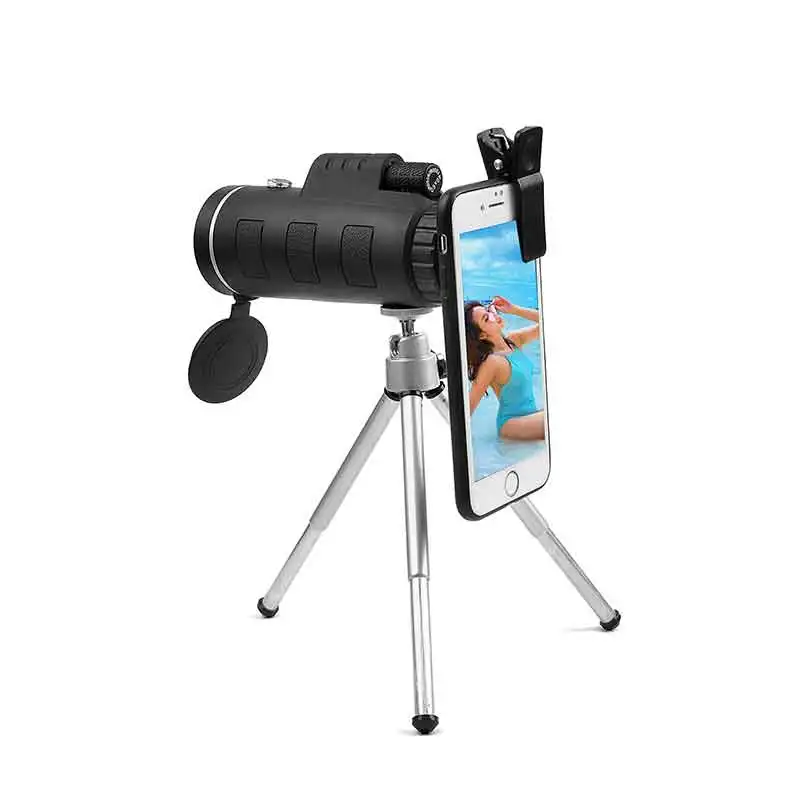 

Bestsight 40X60 Monocular Telescope HD Mini Monocular Outdoor Hunting Camping Scopes With Compass Phone Clip