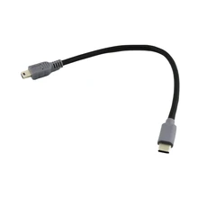 20 шт USB 3,1 type-C штекер для USB Mini штекер для зарядки данных OTG разъем адаптер папа-папа кабель 25 см/1 м