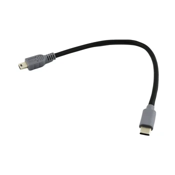 

20pcs USB 3.1 Type-C Male Plug to USB Mini Male Plug Charging Data OTG Connector Adapter Male to Male Cable 25cm/1m