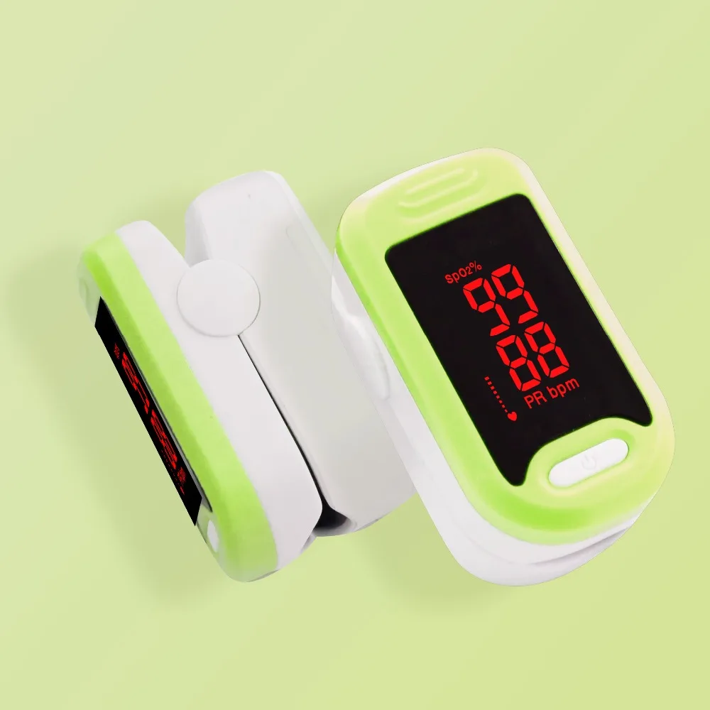 Yongrow Portable LED Fingertip Pulse Oximeter and Wrist Blood Pressure Monitor Health Care Family Medical Gift Spo2 Oximeter PR