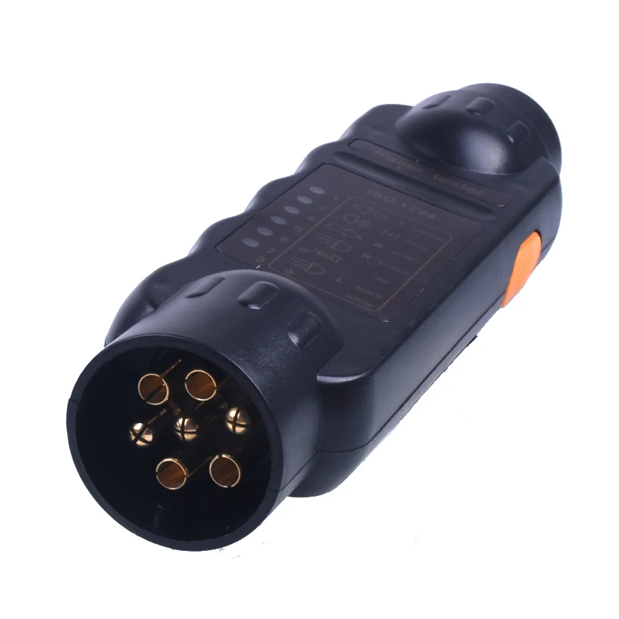 Professional 7 Pin Vehicle Car Towing Trailer tester Light Cable