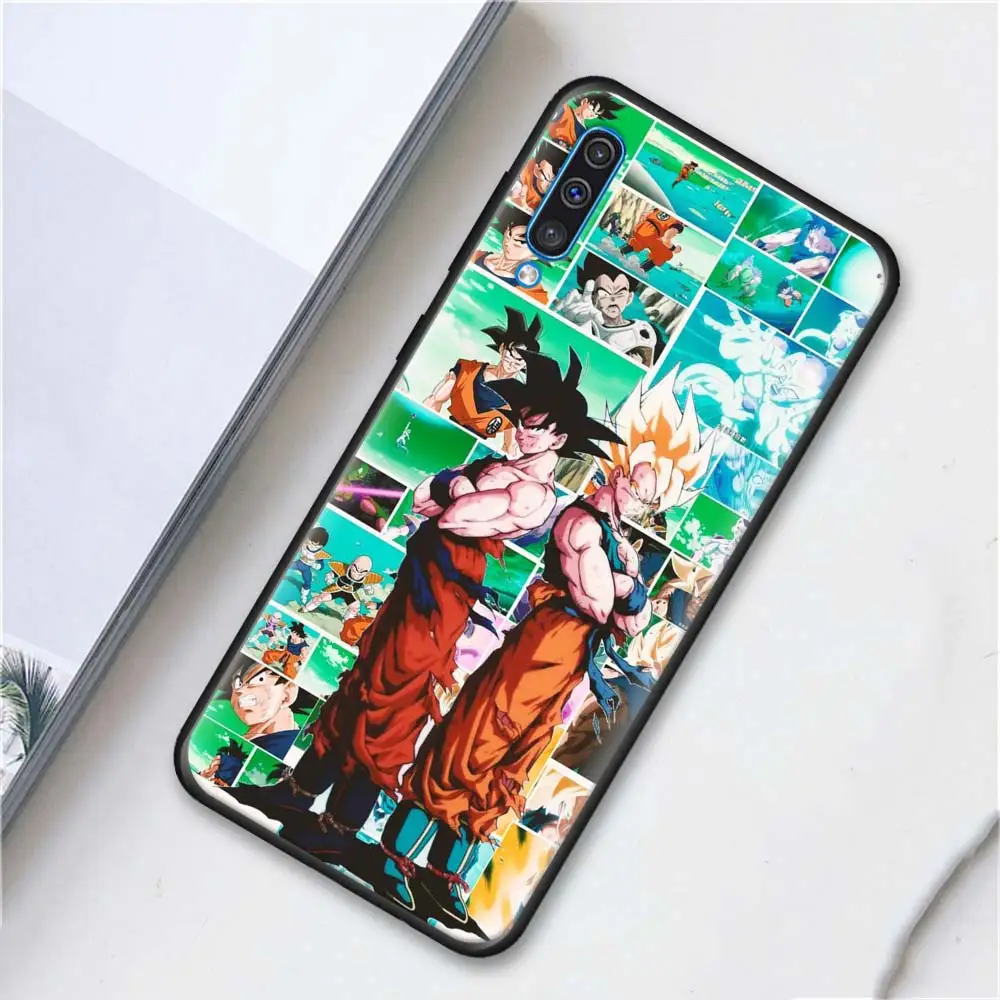 Мягкий чехол для телефона Goku Dragon Ball Z Super Saiya s для samsung Galaxy A10 A20 A30 A40 A50 A70 A6 A7 A8 Plus A9 M30 M20 черный чехол C