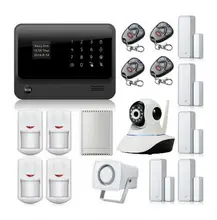Envío libre de DHL Cámara de Vigilancia de Vídeo de Seguridad Inalámbrica GSM Autodial Home Office PIR GSM Sistema de Alarma Gsm Cámara De Alarma