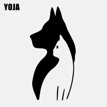 

YOJA 29.2*60CM Simplicity Cat Dog Animal PVC Home Room Decoration Wall Stickers Decal W3-027