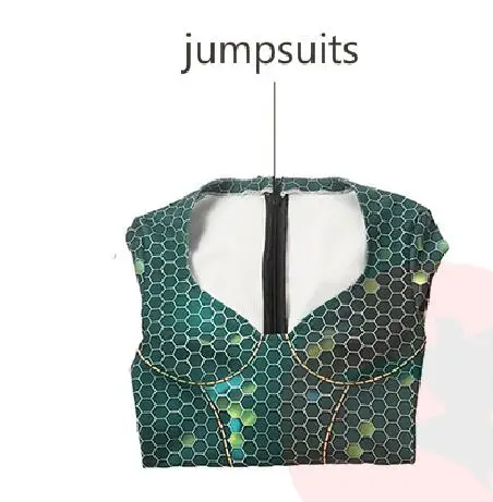 Фильм Aquaman Mera косплей костюм королева мультфильма «Принцесса» Комбинезоны для косплея одинаковые костюмы из фильма Необычные Вечерние платья - Цвет: Jumpsuits only