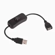 28cm USB Cable USB 2.0 A Male to A Female Extension Extender Black Cord With Switch ON OFF Cable 28cm USB Cable USB 2.0 A Male to A Female Extension Extender Black Cord With Switch ON OFF Cable