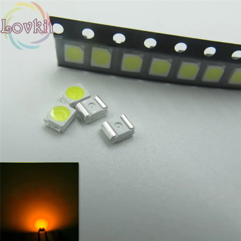 10 Ultrahelle SMD LED PLCC2 1210 PLCC-2 LEDs In Blau 1600mcd