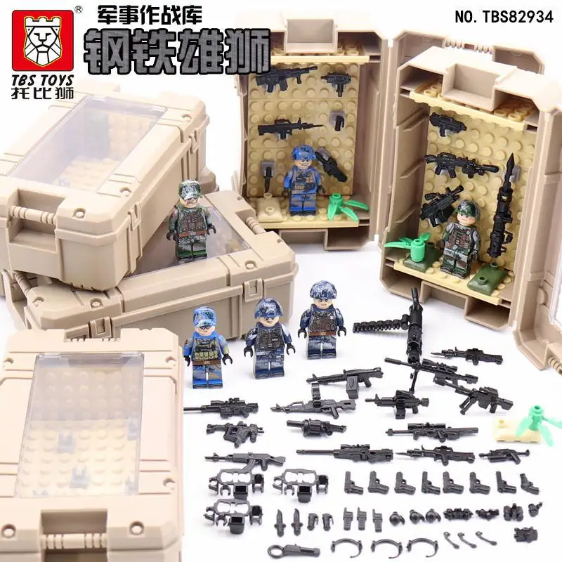 Military building blocks War games TBS82934 arsenal of weapon accessories blocks compatible with Legoe for gift