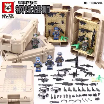

Military building blocks War games TBS82934 arsenal of weapon accessories blocks compatible with Legoe for gift