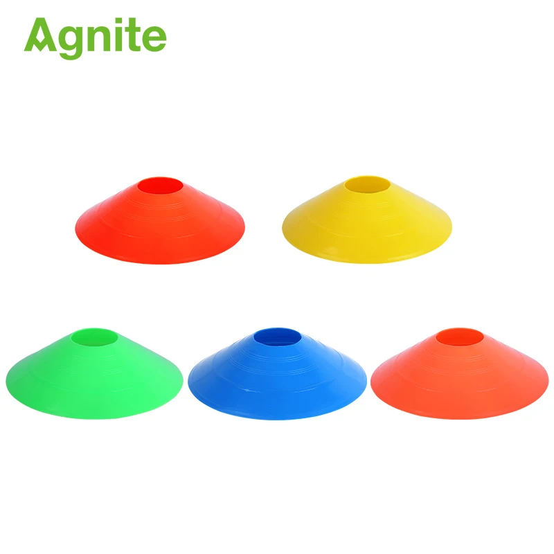 Agnite 5x PE المهنة القرص المخاريط الجملة رياضة كرة القدم كرة السلة كرة الطائرة سرعة التدريب الترفيه المساعدون