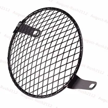 

Retro Grill Diamond Side Mount Headlight Cover Mask For Harley Honda Kawasaki Suzuki Yamaha Cafe Racer Old School Bobber Vintage