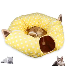 Складная кошечка для игры в кота, кровать для питомца, бочонок, кошка, квартира, всплывающая Штабелируемая кровать