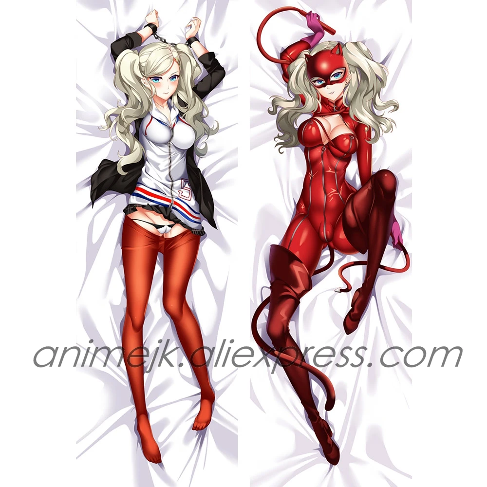 Аниме JK Persona 5 P5 Anne Takamaki Dakimakura Чехол на подушку для тела сексуальная пантера обнимающая Наволочка Чехол