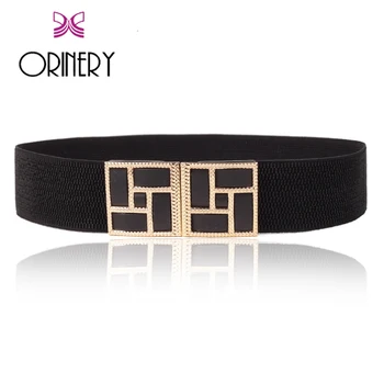 

ORINERY 2018 Fall Fashion Designer Belts High Quality Patchwork Women Waistband Luxury Brand Elastic Wedding Dress Accessories