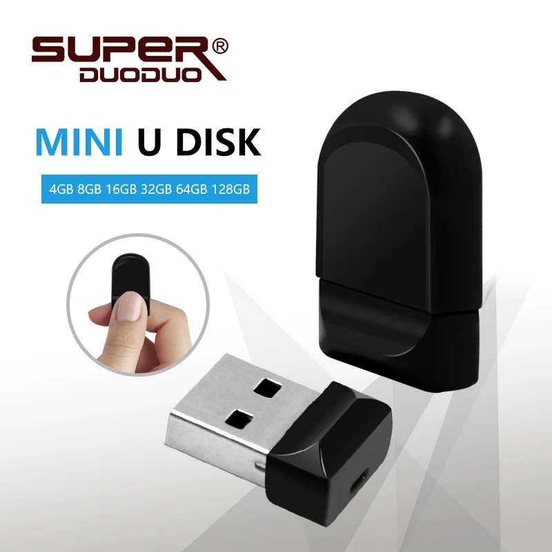 

High speed Super mini black usb flash drive pendrive 8gb 16gb 32gb 64gb 128gb tiny flash USB stick memory microsd pen driver