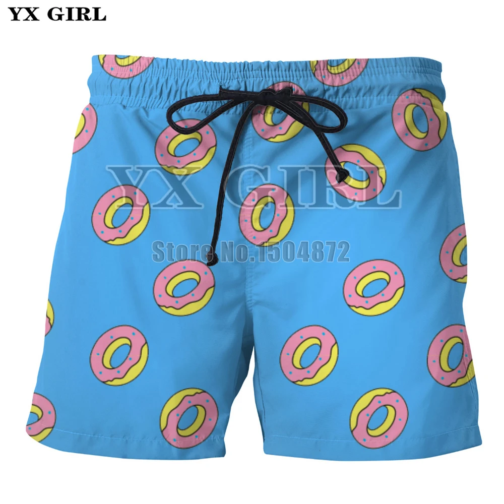 YX Girl Mens Casual Shorts Food Beer/Fruit/Cookies/ice cream 3d Printed Beach Shorts for Men Trousers Shorts With Drawstring YX Girl Mens Casual Shorts Food Beer/Fruit/Cookies/ice cream 3d Printed Beach Shorts for Men Trousers Shorts With Drawstring