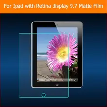 Лучшее качество, Антибликовая матовая защитная пленка для iPad с дисплеем retina 9,", защитная матовая пленка на передний экран+ чистая ткань