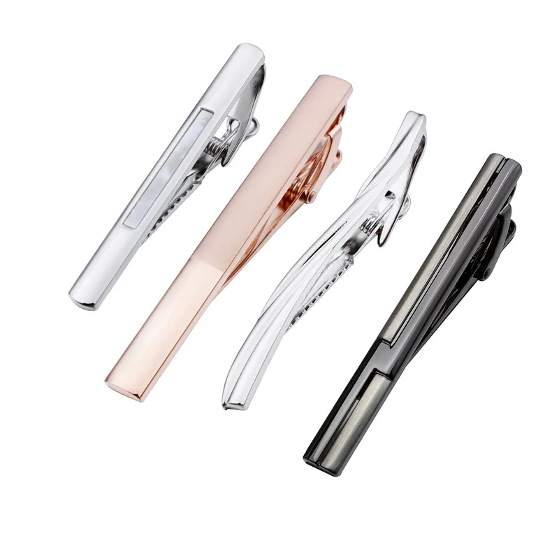 Hawson New 4 PCS 1 Set Tie Clips for Men High Quality Stone Brand Tie