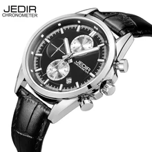 JEDIR 6 Mains Fonction Chronographe Hommes Montres Top Marque De Luxe de Sport Montres Hommes Horloge Mâle Montre À Quartz montres 2016 nouveau