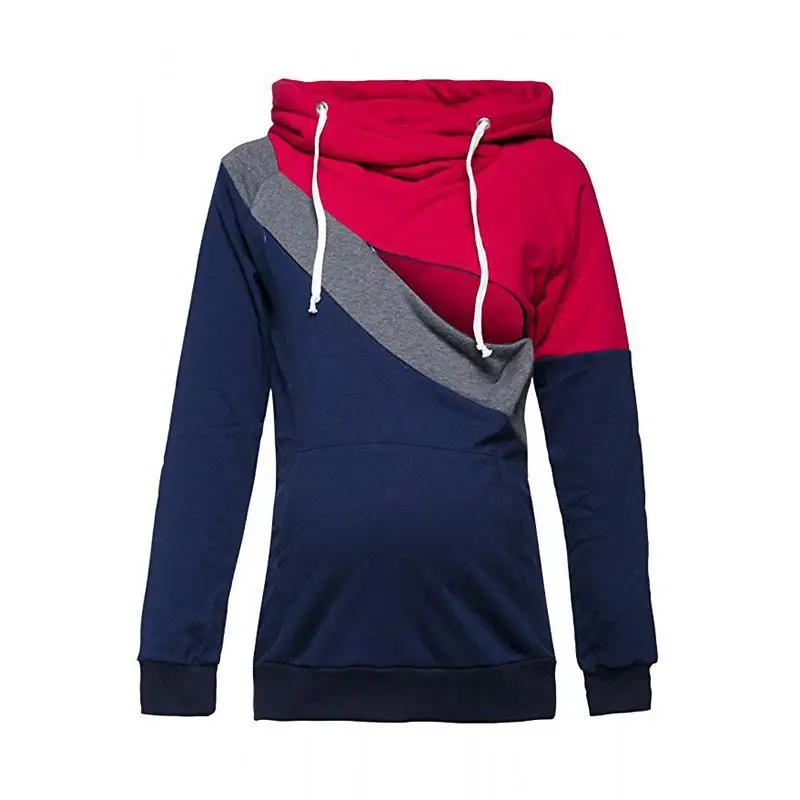 Premam/á Invierno Leggins Abrigos Mujer Mam/á Embarazada Lactancia Beb/é Maternidad Manga Larga A Rayas Blusa Ropa