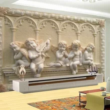 3d Крылья ангела, декор для стен, бумага для домашнего декора, Vinyi, настенная бумага, настенная бумага, рулоны для гостиной, 3 d, украшение для спальни в гостиничном центре